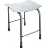 Shower seat with 4 adjustable legs White ABS